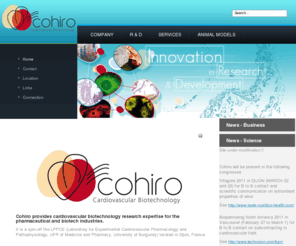 cohiro.org: Cohiro - Cardiovascular Biotechnology -
Cohiro - cardiovascular Biotechnology research, pharmacology testings and atherosclerosis specialist.