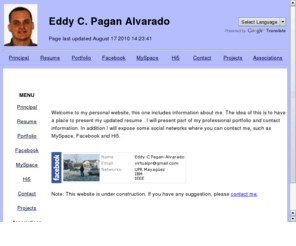 eddypagan.com: Eddy Pagan
Information about Eddy C Pagan