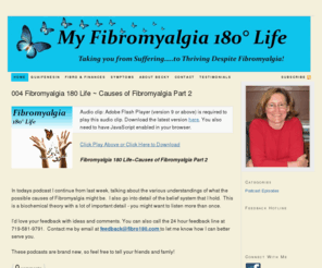 fibro180lifecoach.com: My Fibromyalgia 180 Life — Taking you from Suffering…to Thriving Despite Fibromyalgia!
Taking you from Suffering…to Thriving Despite Fibromyalgia!