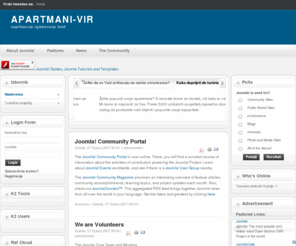 apartmani-vir.com: Welcome to the Frontpage
Joomla! - upravljanje portalima i dinamičnim sadržajima.