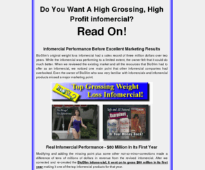 greatinfomercial.com: Infomercial marketing information about real life infomercials
Our infomercial production company creates as seen on TV infomercials. We’ve produced very profitable infomercials for over 24 years, advertising a wide variety of products.