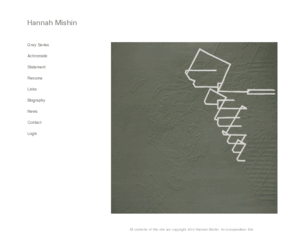 hannahmishin.com: Hannah Mishin
Portfolio of Brooklyn based fine artist, Hannah Mishin.