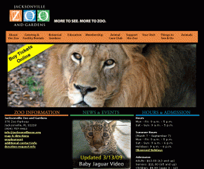 jacksonvillezoo.org: Jacksonville Zoo and Gardens Official Home Page
