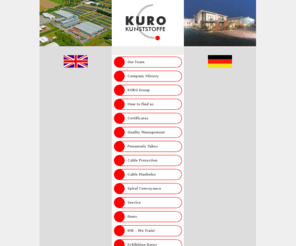 kuro-kunststoffe.com: KuRo Kunststoffe - Rohrpost, Kabelschutz, Futtermitteltransportrohr
KURO Kunststoffe GmbH Deutschland - Wir fertigen und vertreiben Rohrpostrohrsysteme (air tube), Kabelschutzrohrformteile (cable protection) und Futtermittelförderrohre (transport) in grosser Auswahl.