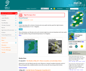 met.ie: Met Éireann - The Irish Meteorological Service Online
Met Éireann, the Irish National Meteorological Service, is the leading provider of weather information and related services for Ireland.