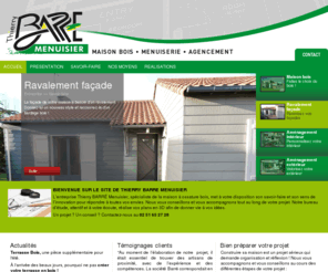 barremenuisier.com: Thierry Barré menuiserie
Implantée en Vendée (85) à Mortagne-sur-Sèvre depuis 1990, notre entreprise artisanale met son expérience et son savoir-faire à votre disposition pour réaliser vos projets de construction.