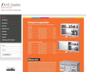 ke-gastroservices.com: K+E Gastro Services • e-shop
Dotari complete de bucatarii profesionale.