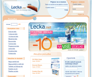 lecka.net: Spletna trgovina s kontaktnimi lečami - Lecka.net | kontaktne leče
