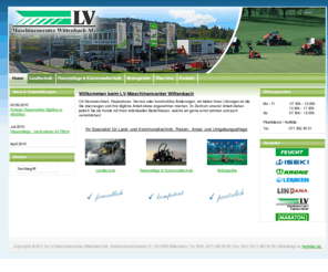 lvmc.ch: Home
LV-Maschinencenter: EZGO, Fendt Traktoren, Golfcar, Jacobsen Mäher, Kommunalmaschinen, Krone Landmaschinen, Kunstrasen, Ransomes, Jacobsen, Ransomes-Jacobsen, Wiedenmann, Schäffer, Iseki, Maraton