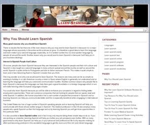 nikontinoll.com: Many good reasons why you should learn Spanish
Spanish is is a major language whose popularity in the entire world continues to grow.