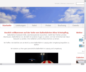 sachsen-ballonfahrt.com: Ballonfahrt, Tandemsprung, Rundflug, in Sachsen - Leipzig und Umgebung - Das Abenteuer für Sie
Ballonfahrt, Ballonfahrten, Tandemspünge oder Rundflüge Fahren in Leipzig / Fliegen Sie mit dem freundlichen Team in Sachsen - Leipzig und Umgebung, Startplätze Informationen und Preise zum Ballonfahren, Tandemsprung und Rundflügen