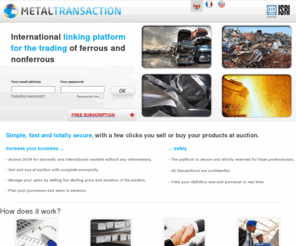 transaction-metal.com: METALTRANSACTION - International trading platform of ferrous and nonferrous
International trading platform of ferrous and nonferrous