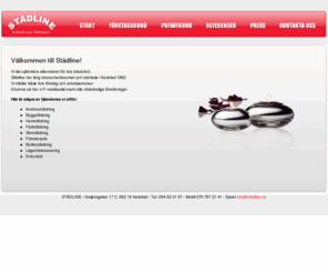 xn--stdline-6wa.com: STÄDLINE: Städar allt överallt
Städline är det självklara alternativet för bra lokalvård hos företag oh privatpersoner. Vi utför bland annat kontorsstädning, byggstädning, hemstädning, flyttstädning, storstädning, fönsterputs, butiksstädning, lägenhetssanering och golvvård.