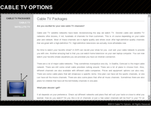 What is the best option for tv cable
