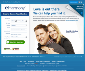 eharmony.ca: eHarmony Singles Online Dating Site - More than Personals
eHarmony matches singles based on compatibility for fulfilling, lasting relationships. Review your matches today, it's FREE!