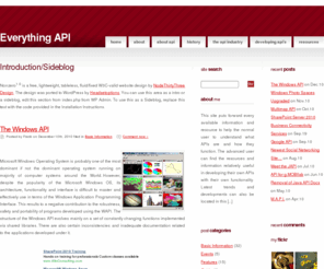 everything-api.com: Everything API
Headsetoptions: Activism, Webdesign for Non-Profits & a Socio-political Blog