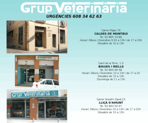 grupveterinaria.com: Grup Veterinaria
Un equipo de veterinario l espera para ofrecerle el mejor servicio que su mascota se merece