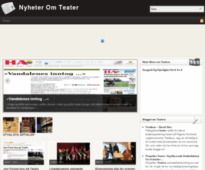 nyheteromteater.com: Nyheter om Teater |
