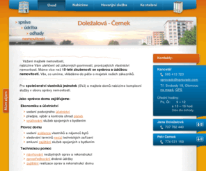 spravadc.com: Doležalová – Černek; správa a účetnictví SVJ, domů a nemovitostí
správa nemovitostí, domů, bytů pro společenství vlastníků jednotek (SVJ) a majitele domů