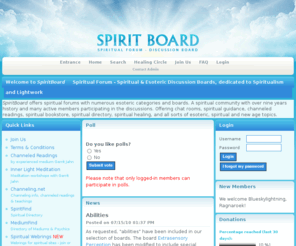 spiritboard.net: Spiritual Message Boards - SpiritBoard - Spiritual Forum
Entrance at SpiritBoard, the spiritual forums and esoteric message boards