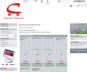 casertadiscount.com: CASERTADISCOUNT.COM
Negozio realizzato con Prestashop -v.italia