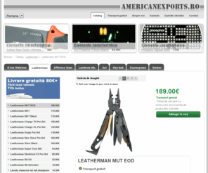 americanexports.ro: Catalog | Leatherman MUT EOD - 189.00€ - Leatherman Multitools, Phosphor watches, Olight torches and more at the best prices - americanexports.ro
Leatherman Multitools, Phosphor watches, Olight torches and more at the best prices