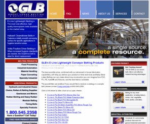 glbelt.com: Great Lakes Belting : Process, Conveyor and Power Transmission Belt Fabrication
