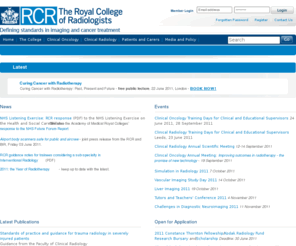 rcrad.org.uk: The Royal College of Radiologists | Home
The Royal College of Radiologists' principal objectives are the study and advancement of the science and practice of oncology and radiology