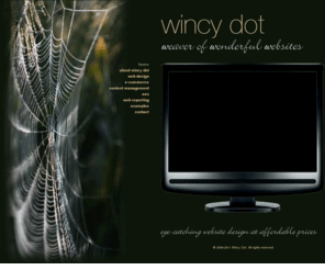 wincy.co.uk: Wincy Dot Web Design
Wincy Dot provides a complete website creation and design service, covering everything from the registration of a domain name to SEO, web reporting and content management.