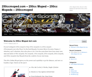 250ccmoped.com: 250cc Moped
250cc Moped Online