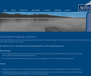 avian-tms.com: avian talent mapping solutions
Whilst the majority of our work is carried out on a search and selection basis, we are always interested in talking to career minded individuals from the construction industry.

We are continually working on a number of vacancies for our select network of clients; this puts us in the strong position of always being able to offer specific candidates a number of interesting opportunities to consider.