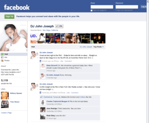 djjohnjoseph.com: Incompatible Browser | Facebook
 Facebook is a social utility that connects people with friends and others who work, study and live around them. People use Facebook to keep up with friends, upload an unlimited number of photos, post links and videos, and learn more about the people they meet.