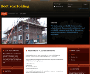 fleetscaffolding.com: Welcome to Fleet Scaffolding
Established for over 30yrs we provide & erect scaffolding to the Domestic & Commercial market in the Medway & Kent areas.