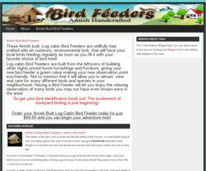 handmadebirdfeeder.com: Hand Made Bird Feeder Site — Amish Handcrafted Bird Feeder
Amish Handcrafted Bird Feeder