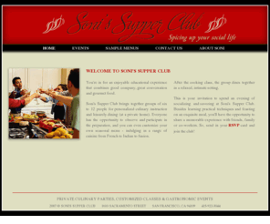 sonissupperclub.com: Soni's Supper Club
Soni's Supper Club is a personal chef service in San Francisco, CA