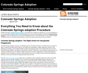 coloradospringsadoption.com: Colorado Springs Adoption - which Colorado Springs Adoption is the best?
Colorado Springs Adoption, do not contact ANY Colorado Springs Adoption before you have read this review!