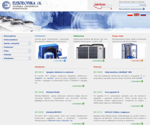 elektronika-sa.net: Chłodnictwo i Klimatyzacja - Elektronika S.A.
Bezpośredni import oraz dystrybucja urządzeń i komponentów dla chłodnictwa i klimatyzacji, projektowanie instalacji, kompleksowa realizacja inwestycji.