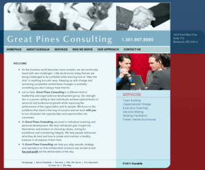 greatpinesconsulting.net: Great Pines Consulting - Serving Your Consulting Needs in DC, Maryland and Virginia.
Serving Your Consulting Needs in DC, Maryland and Virginia.