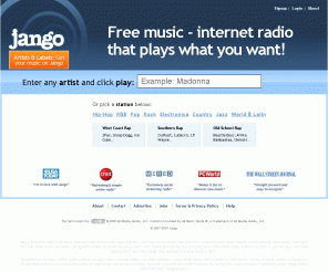 Jango - Free Music -- Listen to Music Online - Internet Radio