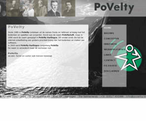 povelty.nl: PoVelty - PoVelty
PoVelty, wij zien, horen en voelen wat mensen beweegt. 