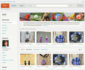 rejardin.com: Rejardin by Rejardin on Etsy
Hi! Thanks for visiting my shop. My name is Rebecca and I love to garden, garden in french is jardin hence the name of my store Rejardin! The Re can