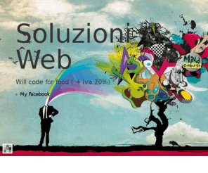 soluzioniweb.info: Soluzioni Web: Flavors.me
Will code for food ( + iva 20%)