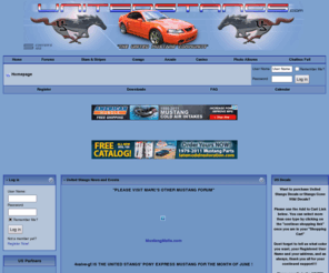 unitedstangs.org: Homepage
We are THE United Mustang Community. Mustang Forums, Mustang Classifieds, Mustang Gallery, National Mustang Events