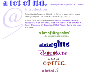 alotof.co.uk: A lot of Ltd
A lot of Ltd homepage