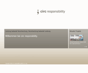 circ-responsibility.com: circ responsibility
circ responsibility helps to fill our client organisations with responsibility, both on the individual and corporate level, and boost social entrepreneurship by investing responsibly.