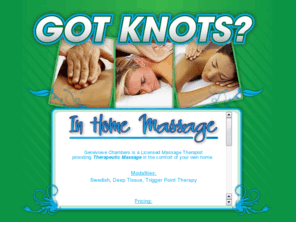 gotknotsmassage.com: got
the best in home massage in Katy Tx