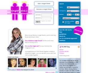 sarabeeney.co.uk: mysinglefriend® Sarah Beeny's UK online dating site
Recommend and matchmake your single friends, or get a friend to sign you up and meet singles on Sarah Beeny's online dating website: mysinglefriend.com