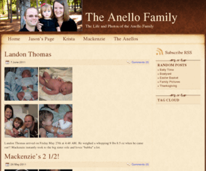 theanellos.com: The Anello Family - The Life and Photos of the Anello Family
The Anello Family. The Life and Photos of the Anello Family