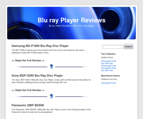 blurayreview.net: Blu ray Player Reviews
Blu ray Players Reviews In Plain, Every Day English