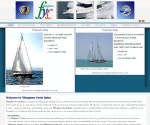 fysales.com: Welcome to Fillingham Yacht Sales
Quality Florida yacht brokerage dealing in luxury sailboats, motor yachts, trawlers and used power boats for sale.